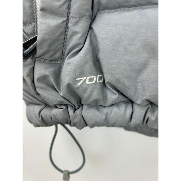 The North Face Nuptse Women's M Gray 700 Fill Goose Down Full Zip Puffer Vest - Picture 16 of 16